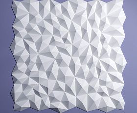 Стеновая панель Bello Deco СП 15 (под покраску) 500 x 500 x 12 мм, 1 м.п.